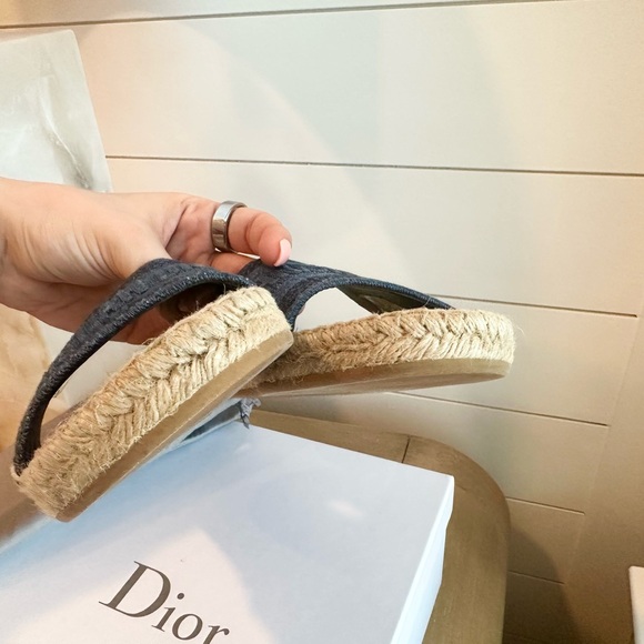 Dior Espadrilles Slides in Denim for @madlyntejeda 💕 - Picture 3 of 7